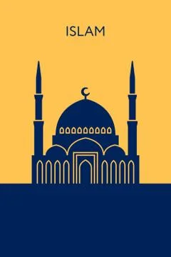 Mosque icon. Islam building Stock-Illustration