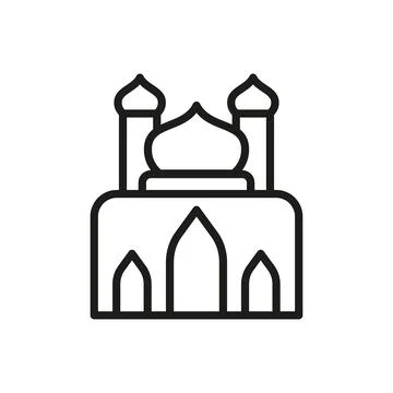 Mosque icon vector design templates simple and modern Stock Illustration