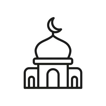 Mosque icon vector design templates simple and modern Stock Illustration