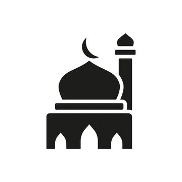 Mosque icon vector design templates simple and modern Illustrazione stock