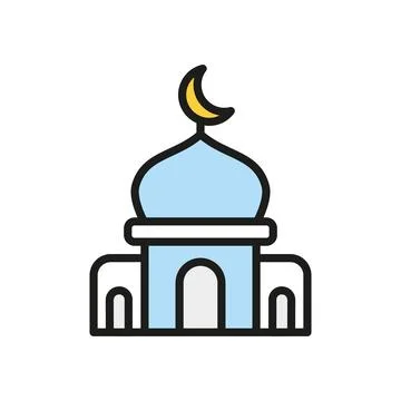 Mosque icon vector design templates simple and modern Stock Illustration