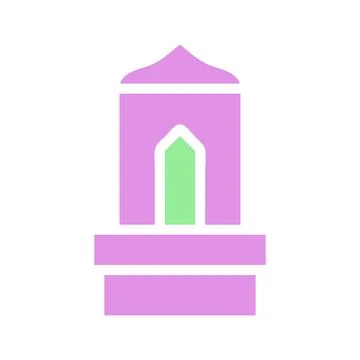 Mosque Icon Vector Graphic Simple Illustration Stock-Illustration