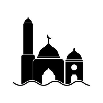 Mosque icon vector Stock Illustration