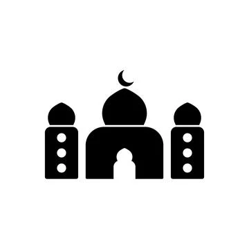 Mosque icon vector Stock Illustration