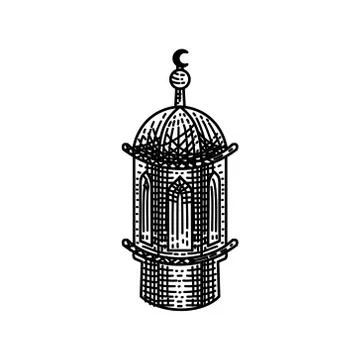 Mosque icon vector Illustration design template Stock Illustration