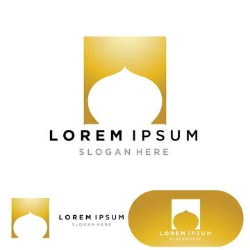 Mosque icon vector Illustration design template Stock Illustration