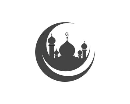 Mosque icon vector Illustration Stock Illustration