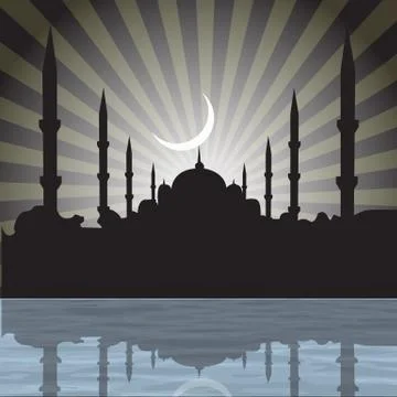Mosque Stock Illustration