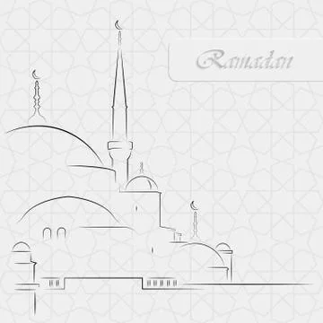 Mosque Stock Illustration