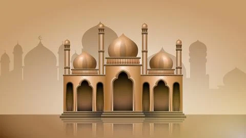Mosque illustration Stock Illustration