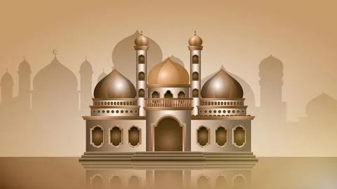 Mosque illustration Illustrazione stock