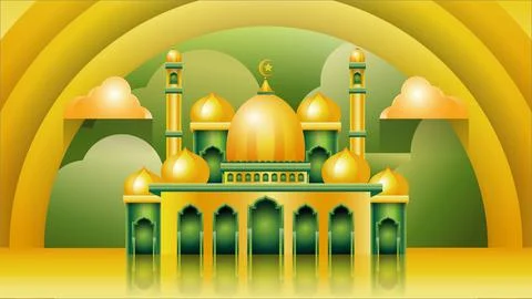Mosque illustration Illustrazione stock