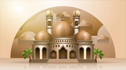 Mosque illustration Stock Illustration