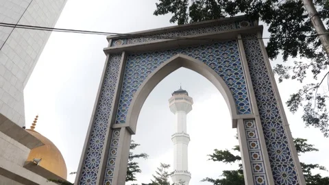 Mosque in Indonesia Stock Footage 88724523