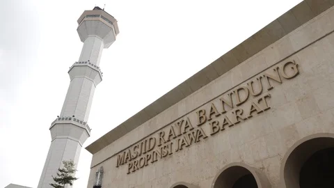 Mosque in Indonesia Stock Footage 88724530