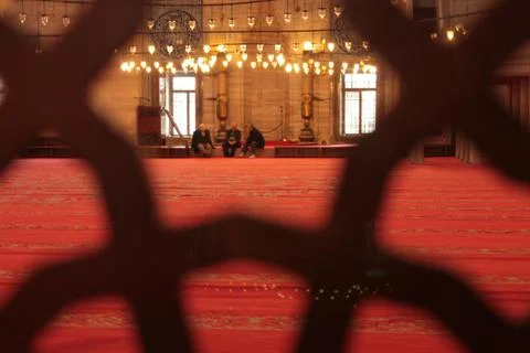 Mosque inside picture Stock Photos