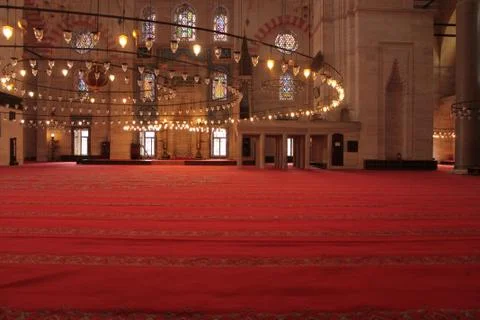 Mosque inside picture Stock Photos