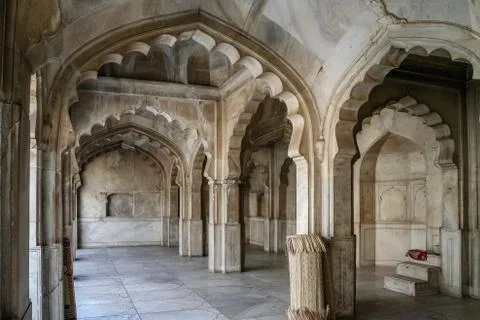 Mosque Interior, Lahore Stock Photos