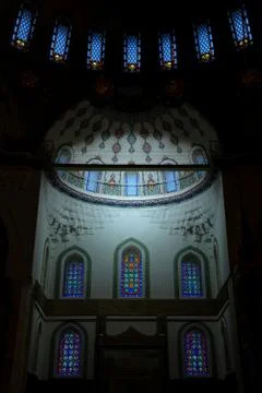 Mosque interior Stock Photos