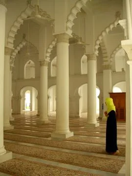 Mosque interior Stock Photos