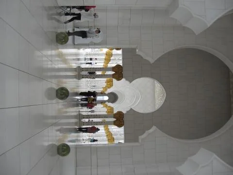 Mosque interior Stock Photos