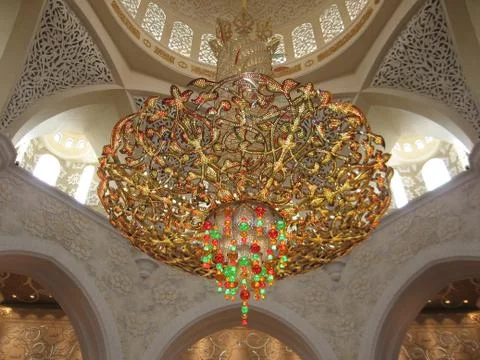 Mosque interior Stock Photos