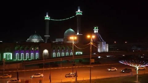 Mosque in Iraq 스톡 동영상 111204902