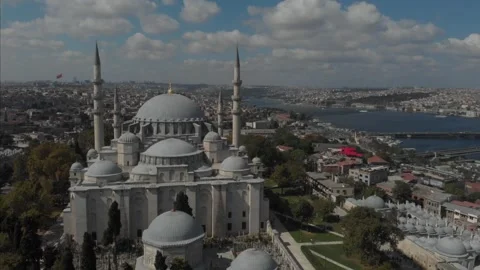 Mosque in Istanbul  4 Stock Footage 260232001