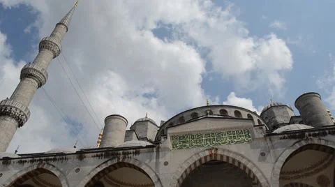 A Mosque in Istanbul Stock Footage 46207768
