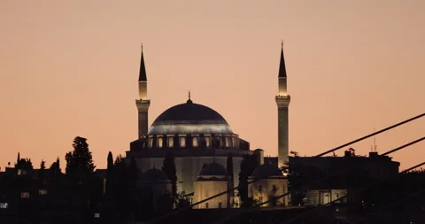 Mosque in Istanbul, Turkey Stock Footage 220921806