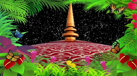 Mosque Just Minaret Stock Footage 45971234