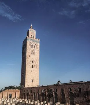 Mosque Of The Koutoubia - Marrakech, Morocco Stock Photos