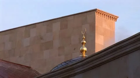 Mosque kyiv 5 Stock Footage 9440579