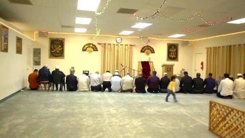 Mosque in LA, United States Stock Footage 82342260