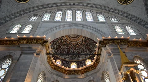 Mosque Light Unique Inside Stock Footage 46207186