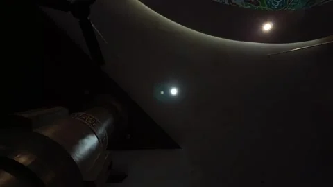 The mosque lights were short-circuited, the lights were flickering Stock Footage 288800784