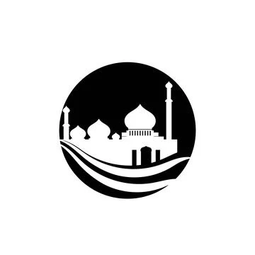Mosque logo and symbol vector image Stock Illustration