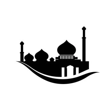 Mosque logo and symbol vector image イラスト素材