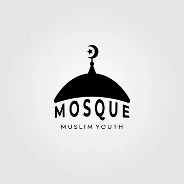 Mosque logo, muslim logo vector illustration design graphic Stock Illustration