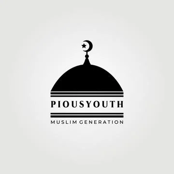 Mosque logo, muslim logo vector illustration design graphic Stock Illustration