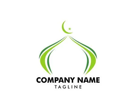 Mosque Logo Template Design Vector Stock Illustration