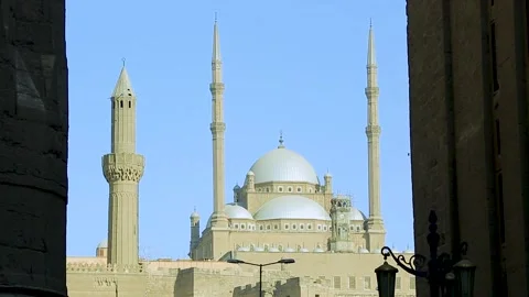 Mosque Madrasa of Sultan Hassan  Stock Footage 255529204