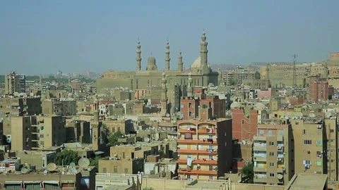 Mosque Madrasa of Sultan Hassan  Stock Footage 255529205
