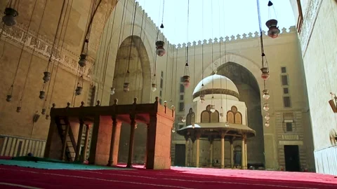 Mosque Madrasa of Sultan Hassan  Stock Footage 255529228