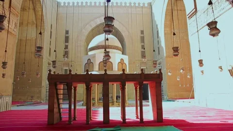 Mosque Madrasa of Sultan Hassan  Stock Footage 255529231