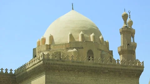 Mosque Madrasa of Sultan Hassan  Stock Footage 255529286