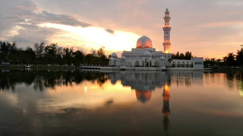 Mosque in Malaysia Stock Footage 656772