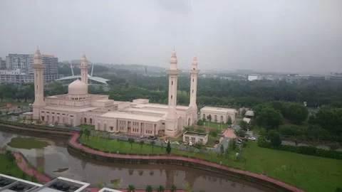 Mosque in Malaysia Stock Footage 145871160