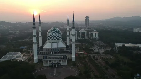 Mosque in Malaysia Stock Footage 146586508