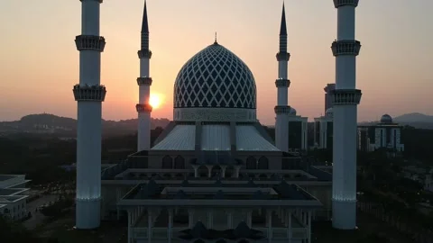 Mosque in Malaysia Stock Footage 146587092